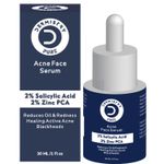 Buy Dermistry Pure 2% Salicylic Acid 2% Zinc Face Serum Oily Acne Prone Skin Removal Blackheads Whiteheads Repair Pimples Scar Marks Healing Redness Dark Spots Removes Excess Sebum Oil Control UV Protection 30 ml - Purplle