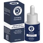 Buy Dermistry Pure 10% Snail Mucin + 2% Hyaluronic Acid Anti Aging Moisturizer Face Serum Repairs Fine Lines Wrinkles Collagen Boost Skin Lifting Firming Tightening Deep Hydrating Moisturizing Anti Ageing 30 ml - Purplle