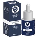 Buy Dermistry Pure 0.6% Retinol 5% Caffeine Anti-Ageing Under Eye Serum for Aging Removes Fine Lines Wrinkles Dark Circles Puffiness & Puffy Eyes Rejuvenating 30 ml - Purplle
