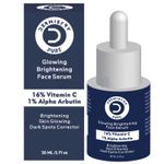 Buy Dermistry 16% Vitamin C 1% Alpha Arbutin Skin Whitening Lightening Brightening Instant Glowing Fairness Face Serum for Removes Pigmentation Dull Skin Dark Spots Correcting Skin Radiance Sun Damage Repair - 30 ml - Purplle