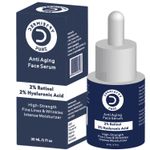 Buy Dermistry Pure 2% Retinol 2% Hyaluronic Acid High-Strength Anti Aging Ageing Face Serum Removes Fine Lines & Wrinkles Skin Deep Hydration Intense Moisturizer 30 ml - Purplle