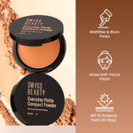 Buy Swiss Beauty Everyday Matte Compact with SPF 10- 6 Hazel 9 gm - Purplle