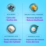 Buy Chemist At Play Gentle Exfoliating Face Scrub with Mandelic Acid & Walnuts | Removes Dead Skin & Blackheads | Detans |Gives Instant Glow| Face Scrub for Women & Men | 100 ml - Purplle