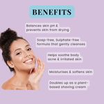 Buy Leal Northern Lights Lavender Bath Cream Whipped Soap | Moisturising Body Wash Enriched with Shea Butter & Almond Oil | Soap-free & Sulphate-free formula - 160 gm - Purplle