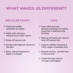 Buy Leal Cherry Blossom Bath Cream Whipped Soap | Moisturising Body Wash Enriched with Shea Butter & Grapeseed Oil | Soap-free & Sulphate-free formula - 160 gm - Purplle