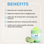 Buy Leal Tropical Escape Whipped Face & Body Sugar Scrub | Enriched with Green Tea, Shea Butter & Lemon | 2-in-1 Scrub & Soap for Exfoliating Dead Skin, Tan Removal & Blackheads - 200 gm - Purplle