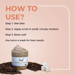 Buy Leal Mocha Me Crazy Whipped Face & Body Coffee Scrub | Enriched with Coffee, Sugar & Shea Butter | 2-in-1 Scrub & Soap for Exfoliating Dead Skin, Tan Removal & Blackheads - 200 gm - Purplle