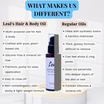 Buy Leal Sicilian Haze Hair and Body Oil - Nourishing Hair Serum & Body Oil for Dry Skin | Hair Oil for Frizzy and Damaged Hair | Brightening Body Oil with Vitamin E for Radiant Skin, Stretch Marks & Pigmentation - 60 ml - Purplle