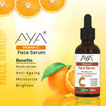 Buy AYA Vitamin C Face Serum (50 ml) | For Skin Hydration, Anti-Ageing, Moisturizing and Brightening | No Paraben, No Silicone, No Mineral Oil - Purplle