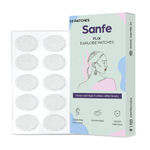 Buy Sanfe Invisible Earlobe Patches For Pierced Ears Perfect For Torn & Stretched Piercings Ear Lobes 10 Pc - Purplle
