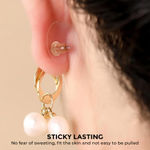 Buy Sanfe Invisible Earlobe Patches For Pierced Ears Perfect For Torn & Stretched Piercings Ear Lobes 10 Pc - Purplle