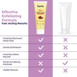 Buy Sanfe Kesar Instant Glow Exfoliating Gel - Visibly removes tan, brighten skin, AHA Exfoliation, 100 gm - Purplle