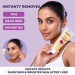 Buy Sanfe Kesar Instant Glow Exfoliating Gel - Visibly removes tan, brighten skin, AHA Exfoliation, 100 gm - Purplle