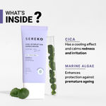 Buy Sereko Sunscreen SPF 50 PA++++ Creme Gel with Zero White Cast for Even Toned & Glowing Skin 24hrs Hydration, Quick Absorbing & Non-Greasy | UVA+UVB & Blue Light Protection (50 ml) - Purplle