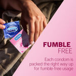 Buy Durex Extra Thin Bubblegum Flavoured Condoms For Men - 12 Count - Purplle