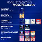 Buy Durex Extra Thin Strawberry Flavoured Condoms For Men - 12 Count - Purplle