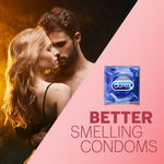 Buy Durex Extra Thin Strawberry Flavoured Condoms For Men - 12 Count - Purplle