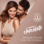 Buy Durex Extra Thin Chocolate Flavoured Condoms For Men - 12 Count - 12 pc - Purplle