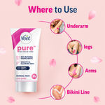 Buy Veet Pure Hair Removal Cream for Women | No Ammonia Smell | For Normal Skin 30 gm - Purplle