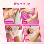 Buy Veet Full Body Waxing Kit, Sensitive Skin - 8 Strips - Purplle