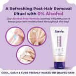 Buy Sanfe Post Hair Removal Soothng Gel For Women | Prevents From Razor Bumps & Redness | Minimizes Ingrown Hair | 0% Alcohol Formulation | 50 gm - Purplle
