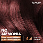 Buy Streax Hair Colour - Reddish Brown|(60 gm, 60 ml, 20 gm) - Purplle