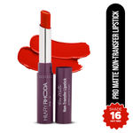 Buy Hilary Rhoda Pro Matte Non-Transfer Lipstick | Waterproof Lipstick | 12-Hour Long Stay | Smudge-Proof Lipstick | 24 Shades | Highly Pigmented Matte Finish Lipstick | 2 gm (Hot Red) - Purplle