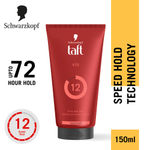 Buy Schwarzkopf TAFT Power V12 Hair Gel With Speed Hold Technology, Non-stick & Easy to Wash off - 150 ml - Purplle