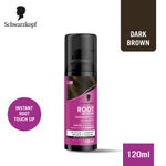 Buy Schwarzkopf Root Retouch Instant Grey Hair Concealer Spray Sweat & Rain Resistant-Dark Brown, 120 ml - Purplle