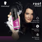 Buy Schwarzkopf Root Retouch Instant Grey Hair Concealer Spray Sweat And Rain Resistant - Black, 120 ml - Purplle