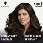 Buy Schwarzkopf Root Retouch Instant Grey Hair Concealer Spray Sweat And Rain Resistant - Black, 120 ml - Purplle