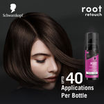 Buy Schwarzkopf Root Retouch Instant Grey Hair Concealer Spray Sweat And Rain Resistant - Black, 120 ml - Purplle