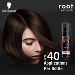Buy Schwarzkopf Root Retouch Instant Grey Hair Concealer Spray Sweat And Rain Resistant - Brown, 120 ml - Purplle