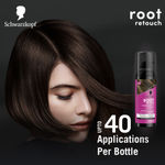 Buy Schwarzkopf Root Retouch Instant Grey Hair Concealer Spray Sweat And Rain Resistant - Brown, 120 ml - Purplle