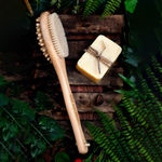 Buy Careberry Dry Brushing & Massaging Body Brush - Eco-Friendly Exfoliating Body Scrubber with Long Handle for Cellulite Reduction, Lymphatic Drainage, and Skin Health - Wet & Dry Use 160 gm - Purplle