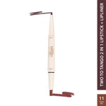 Buy Glam 21 Two To Tango Lip Liner + Lipstick Duo | Non-Transfer | Long Stay | Creamy Matte Finish| Super-glide formula | Non-drying | For Sensational lip look, Cocoa Kiss-11, 0.65 gm - Purplle