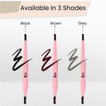 Buy b.o.b.i Black Eyebrow Pencil Moisturiser Smudge Proof Wateproof Perfect Eyebrow Pencil Enhancer, 5 gm - Purplle
