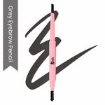 Buy b.o.b.i Grey Eyebrow Pencil Moisturiser Smudge Proof Wateproof Perfect Eyebrow Pencil Enhancer, 5 gm - Purplle