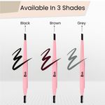 Buy b.o.b.i Grey Eyebrow Pencil Moisturiser Smudge Proof Wateproof Perfect Eyebrow Pencil Enhancer, 5 gm - Purplle