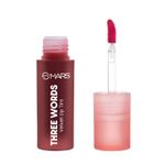 Buy MARS Love Track Velvet Lip Tint (2.8 ml) (THREE WORDS) | Velvet Matte Finish | Non-Sticky & Lightweight | Highly Pigmented | Comfortable Wear | 6 Flattering Shades - Purplle