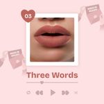 Buy MARS Love Track Velvet Lip Tint (2.8 ml) (THREE WORDS) | Velvet Matte Finish | Non-Sticky & Lightweight | Highly Pigmented | Comfortable Wear | 6 Flattering Shades - Purplle