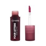 Buy MARS Love Track Velvet Lip Tint (2.8 ml) (FOUR LETTER) | Velvet Matte Finish | Non-Sticky & Lightweight | Highly Pigmented | Comfortable Wear | 6 Flattering Shades - Purplle