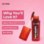 Buy MARS Love Track Velvet Lip Tint (2.8 ml) (SIX PROMISES) | Velvet Matte Finish | Non-Sticky & Lightweight | Highly Pigmented | Comfortable Wear | 6 Flattering Shades - Purplle