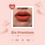 Buy MARS Love Track Velvet Lip Tint (2.8 ml) (SIX PROMISES) | Velvet Matte Finish | Non-Sticky & Lightweight | Highly Pigmented | Comfortable Wear | 6 Flattering Shades - Purplle