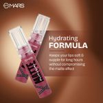 Buy MARS Matte Muse Mousse Lipstick (3 ml) (01-LEADING LADY) with Doe-Foot Applicator | Highly Pigmented | Smooth Texture | Hydrating Formula | Blurry Lips Effect - Purplle