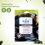 Buy Kara Beauty Charcoal Facial Sheet Mask (Pack of 6) | Deep Cleansing, 20-Minute Treatment - Purplle
