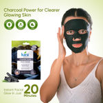 Buy Kara Beauty Charcoal Facial Sheet Mask (Pack of 6) | Deep Cleansing, 20-Minute Treatment - Purplle