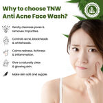 Buy TNW The Natural Wash Anti-Acne Face Wash for Acne Prone skin | Reduces Acne , Whiteheads & Blackheads | With Neem,A Tea Tree ExtractA & Salicylic Acid 100 ml - Purplle