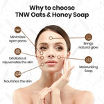 Buy TNW The Natural Wash Handmade Oats And Honey Moisturizing Soap For Dry - Combination Skin (100 gm) - Purplle