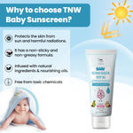 Buy TNW The Natural Wash Baby Sunscreen with Calendula Extracts and Mango Butter | Water Resistant | Sun Protection 50 gm - Purplle